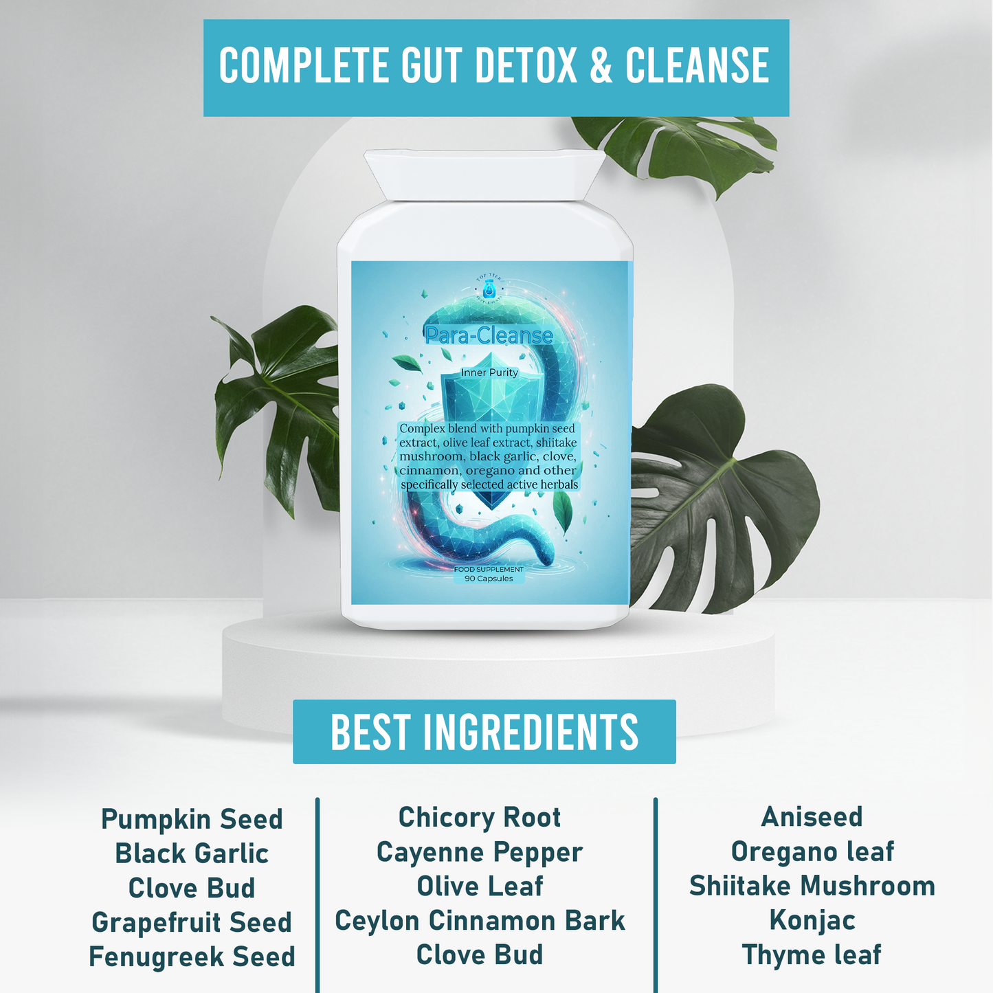 Parasite Cleanse Supplements | Natural Gut Cleanse & Detox Support