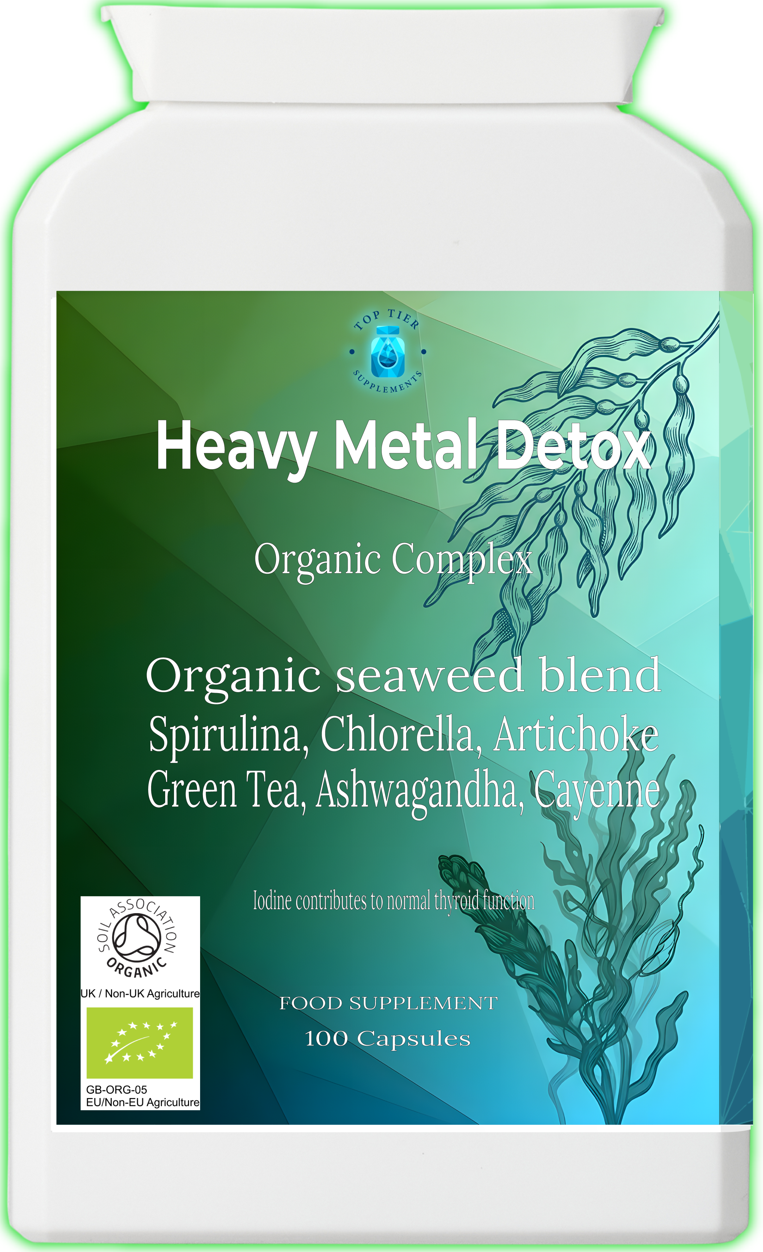 Heavy Metal Detox Cleanse Organic Sea Greens Complex