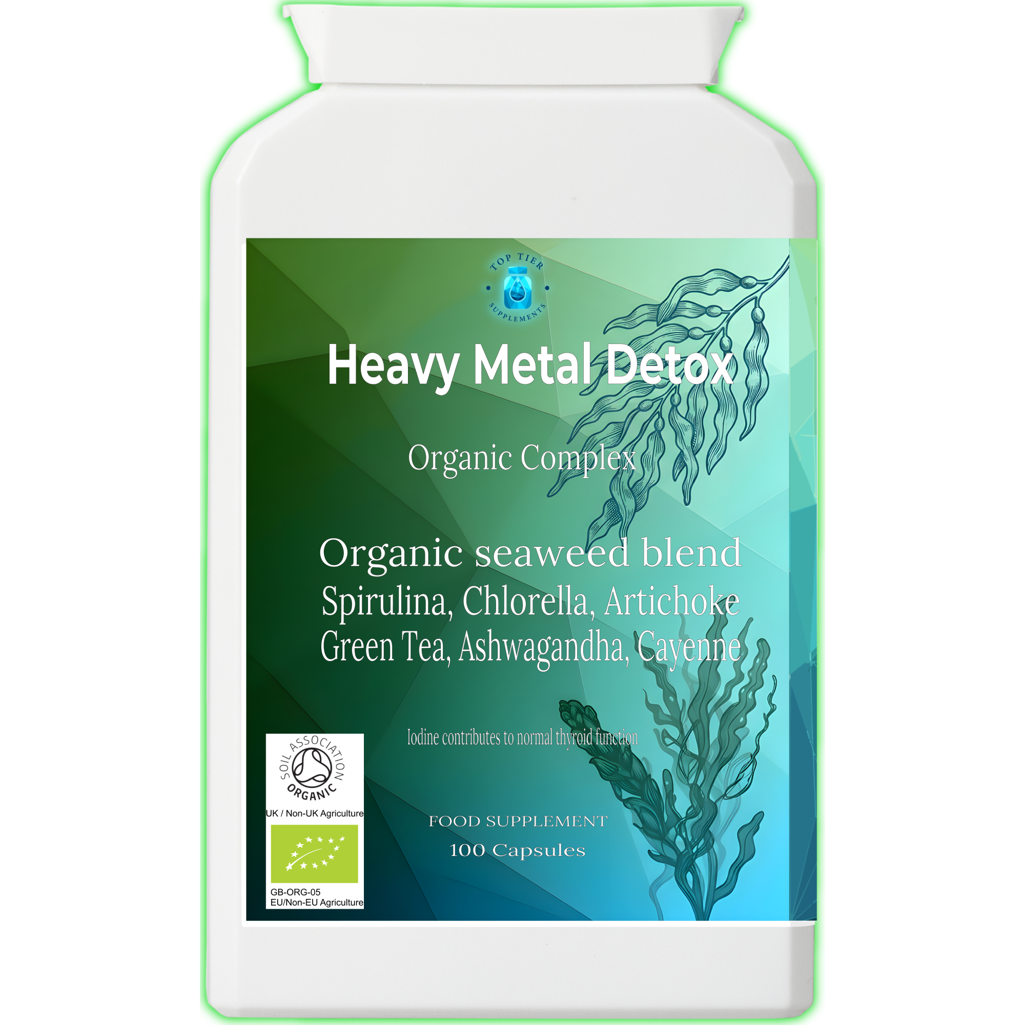 Heavy Metal Detox Cleanse Organic Sea Greens Complex