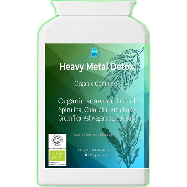 Heavy Metal Detox Cleanse Organic Sea Greens Complex Top Tier Supplements