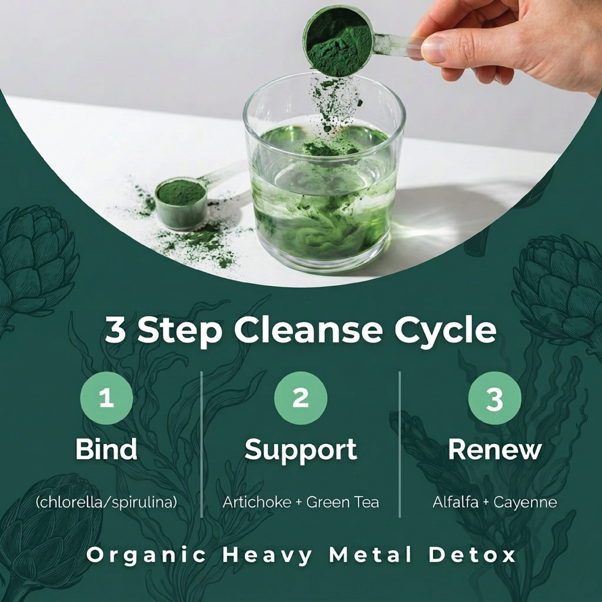 Heavy Metal Detox Cleanse Organic Sea Greens Complex