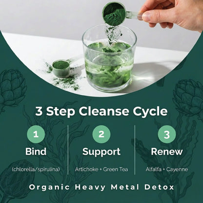Heavy Metal Detox Cleanse Organic Sea Greens Complex Top Tier Supplements