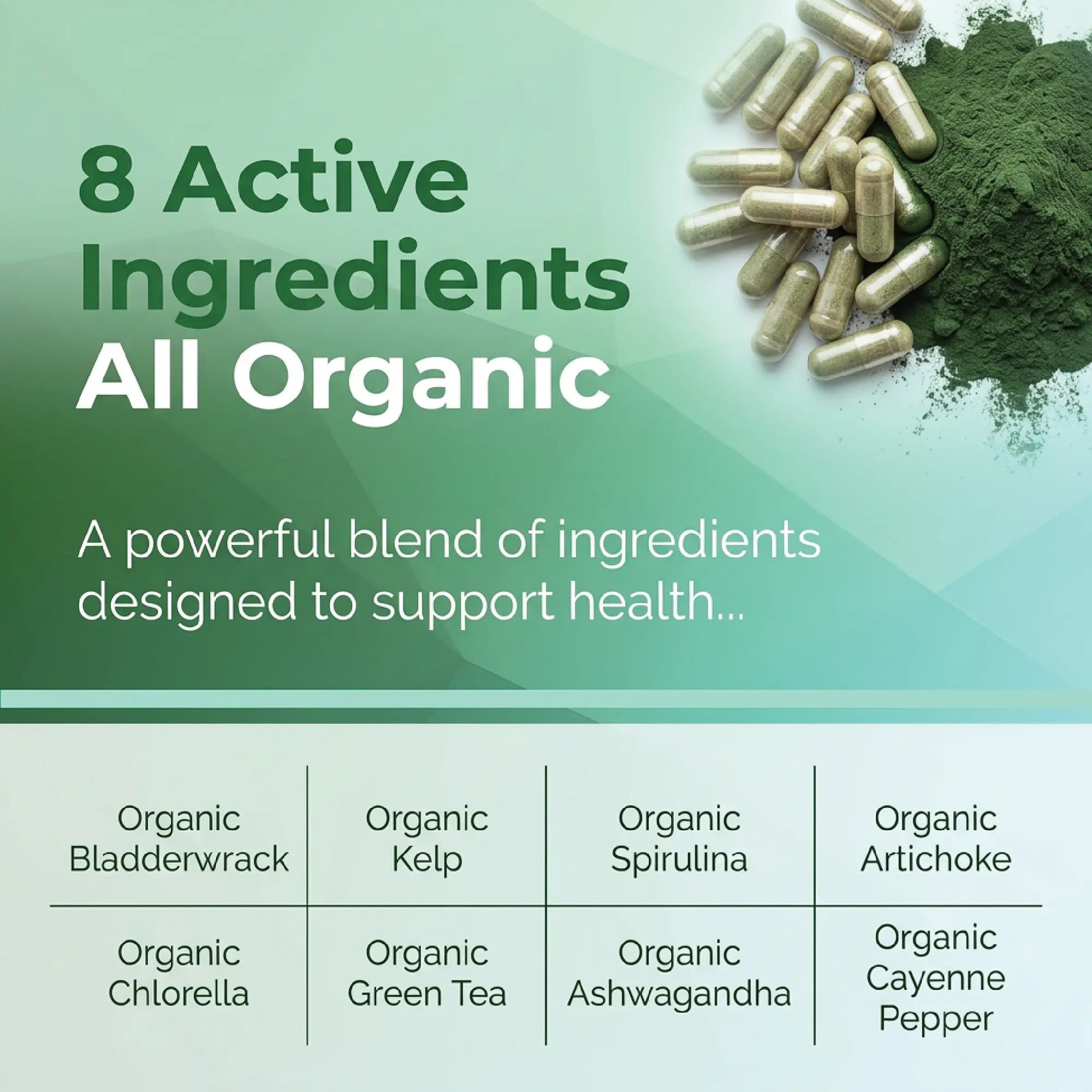 Heavy Metal Detox Cleanse Organic Sea Greens Complex Top Tier Supplements
