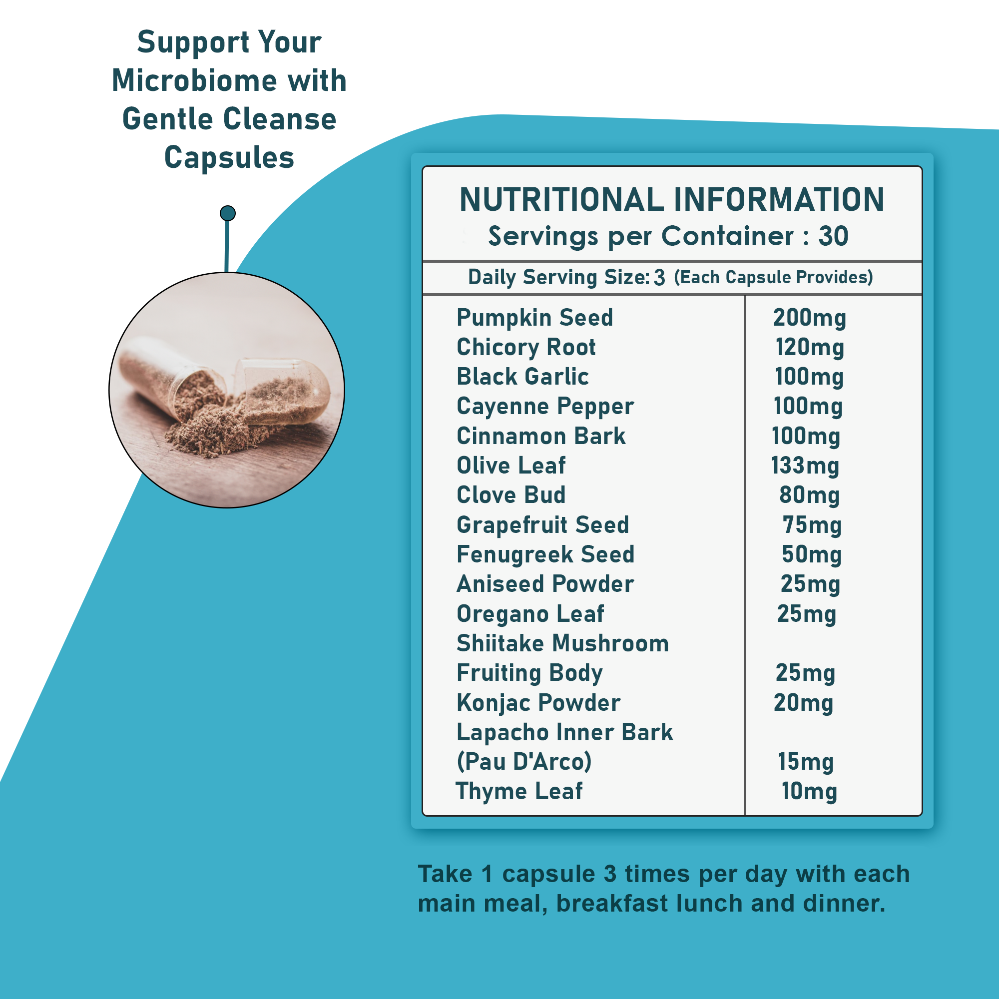Colon Gut Parasite Cleanse For Humans Herbal Complex 15 Ingredients Natural Deworming Adults